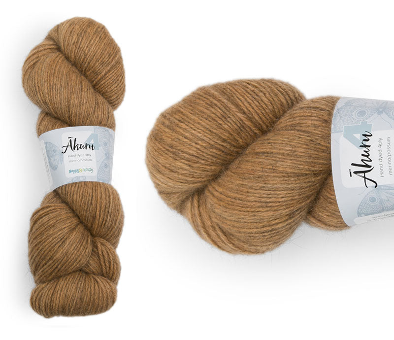 Time to Harvest. Available in 4ply and 8ply. A wonderful yarn spun here in NZ – merino blended with possum. It's a very soft yarn with a stunning halo. Wollenspun. Beautiful for stranded and fair isle knitting. Suitable for garments, hats, scarves, mittens, and big, cosy shawls. 